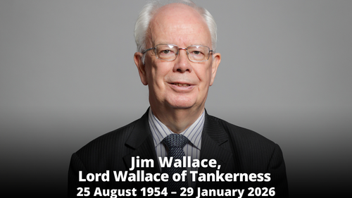 Lord Jim Wallace (1954-2026)