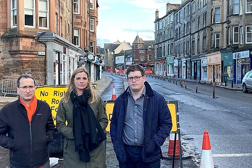 local councillors and roadworks