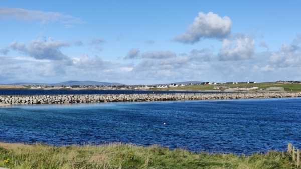 Churchill barrier in Orkney