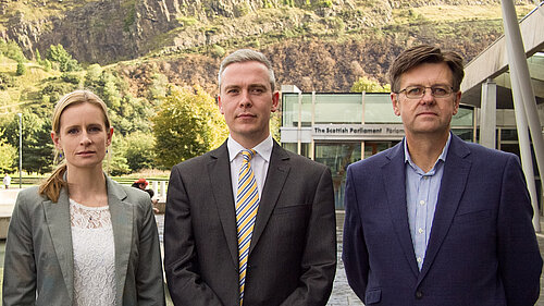Morven-May MacCallum, David Green and Andrew Baxter